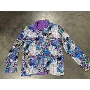 Bright Psychedelic Blouse Reversible Long Sleeve Eye-catching ~ 260220-DISV 1009